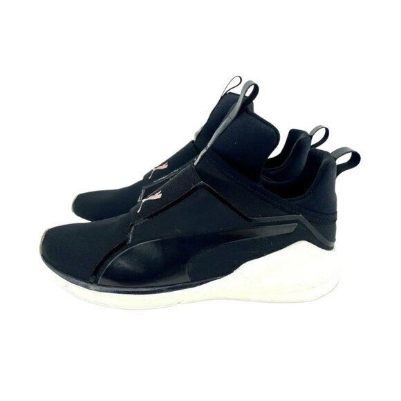 Puma Fierce VR Women's Trainer High Top Black Sneakers Athletic Sz 7.5 - Picture 1 of 11